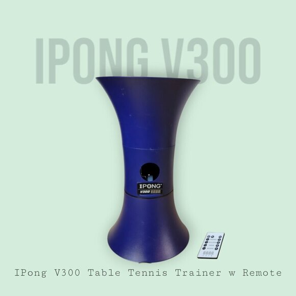 iPong V300 Table Tennis Robot Trainer w/ Remote & Power Supply – Works Great - Picture 1 of 9